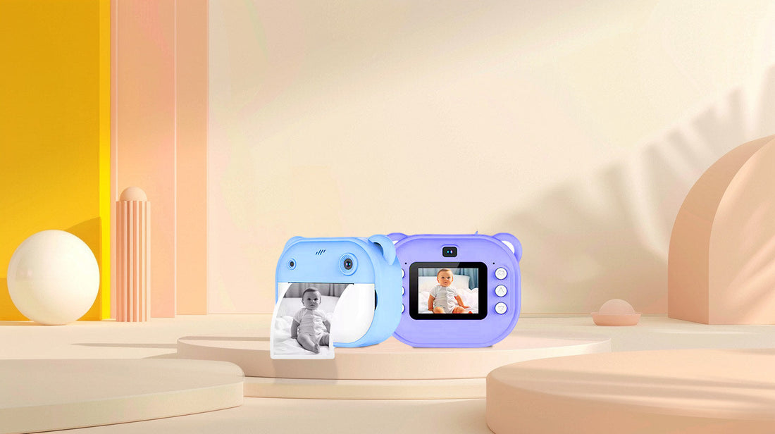 Appareil photo instantané compact et élégant, parfait pour capturer et imprimer vos souvenirs en un instant, idéal pour les moments uniques et créatifs